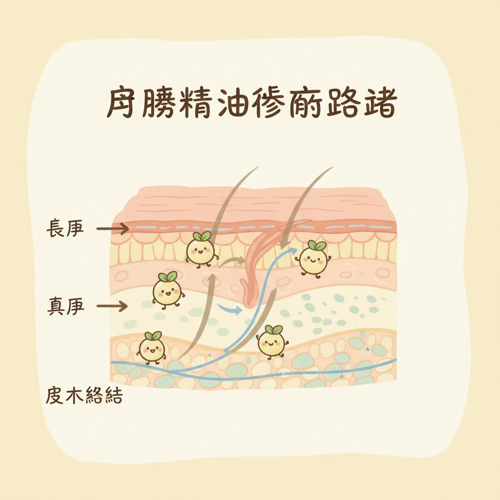 皮膚精油滲透路徑