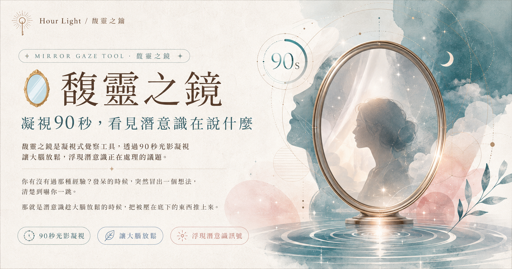 馥靈之鏡｜凝視 90 秒 看見潛意識在說什麼